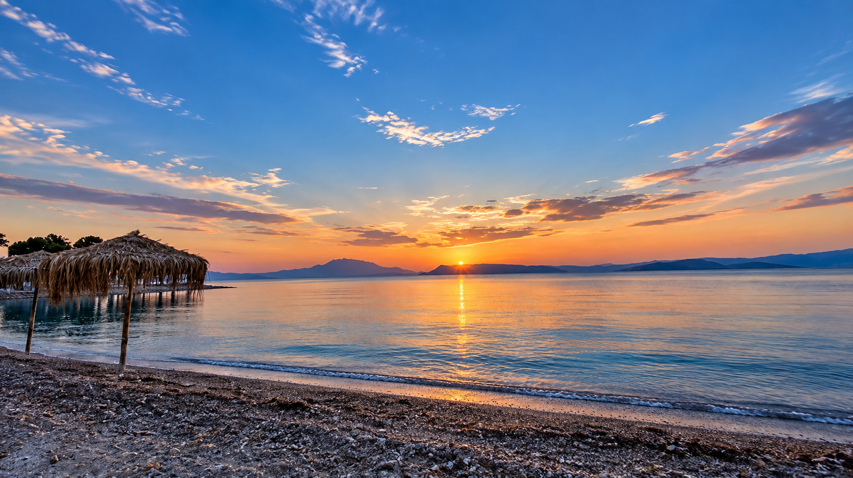 Κυανή Ακτή, αμμουδερή παραλία